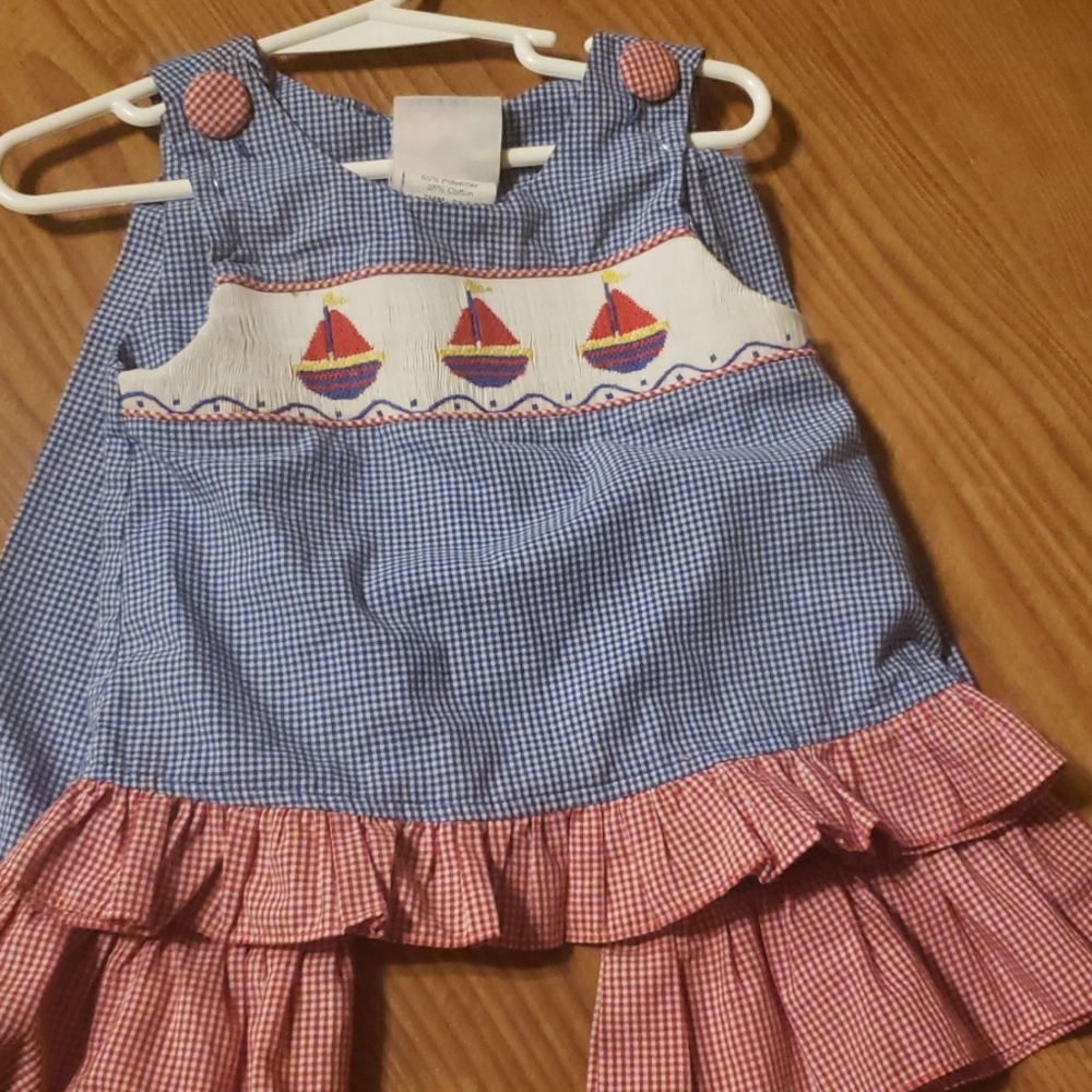 Smocked 2 piece set